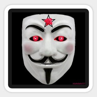 Guy Fawkes Illuminati Sticker
